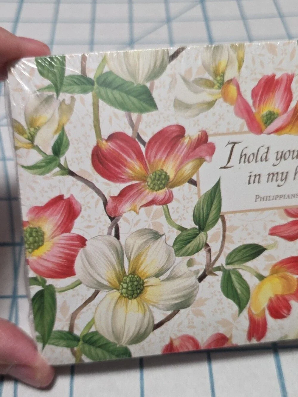 Floral 'I Hold You In My Heart' Blank Note Cards - Designer Collection Set Of 12
